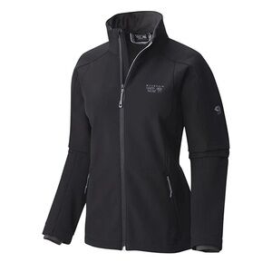 MOUNTAIN HARDWEAR FAIRING SOFTSHELL BLACK ZIP UP JACKET Size XS